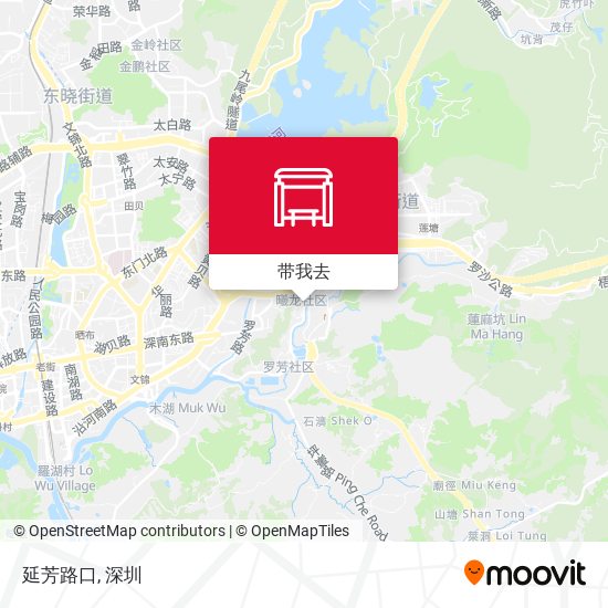 延芳路口地图