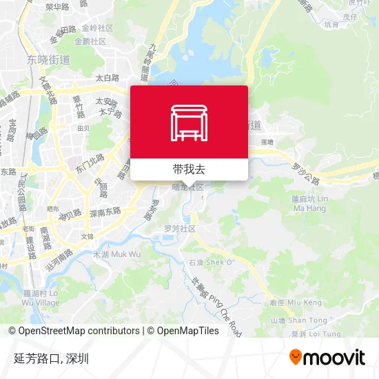 延芳路口地图