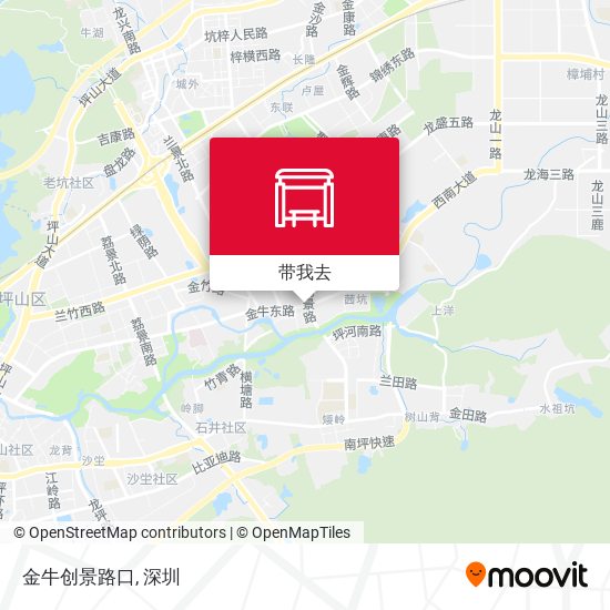 金牛创景路口地图