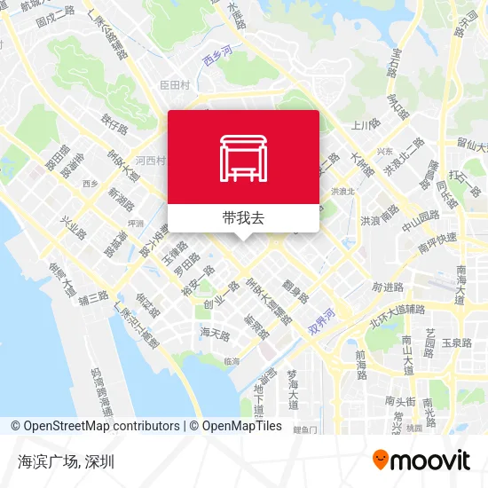 海滨广场地图