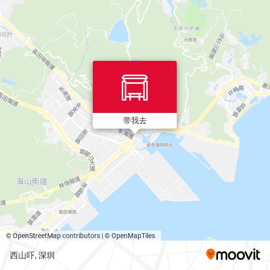 西山吓地图