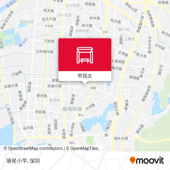 塘尾小学地图