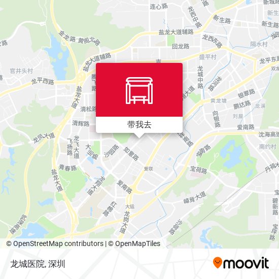 龙城医院地图