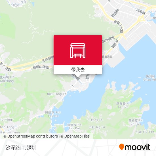 沙深路口地图