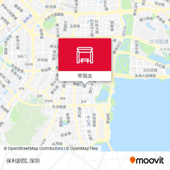 保利剧院地图