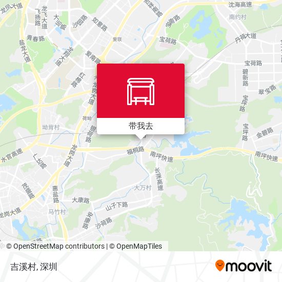 吉溪村地图