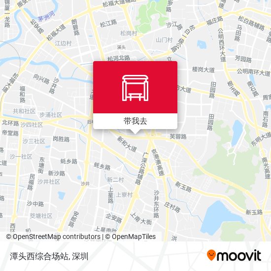 潭头西综合场站地图