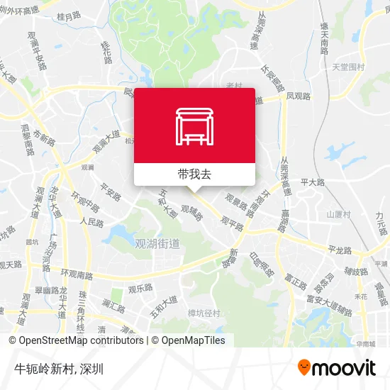 牛轭岭新村地图