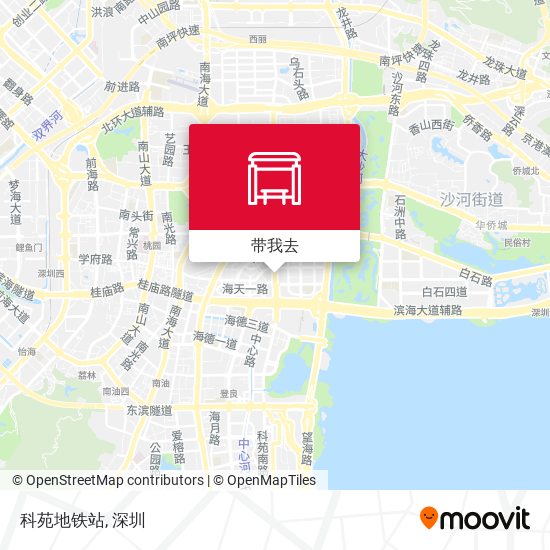 科苑地铁站地图