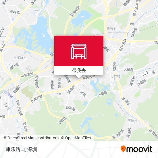 康乐路口地图