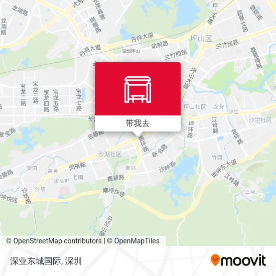 深业东城国际地图