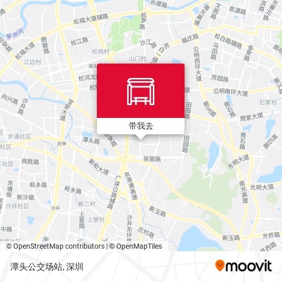 潭头公交场站地图