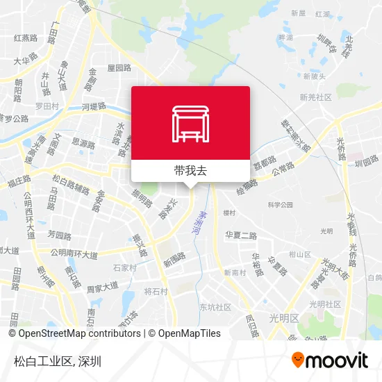 松白工业区地图