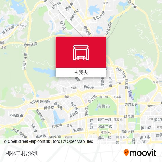 梅林二村地图