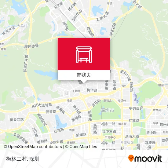 梅林二村地图