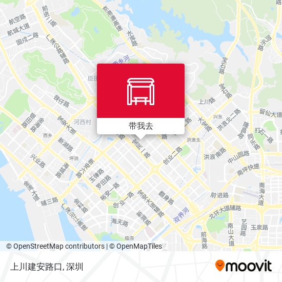 上川建安路口地图