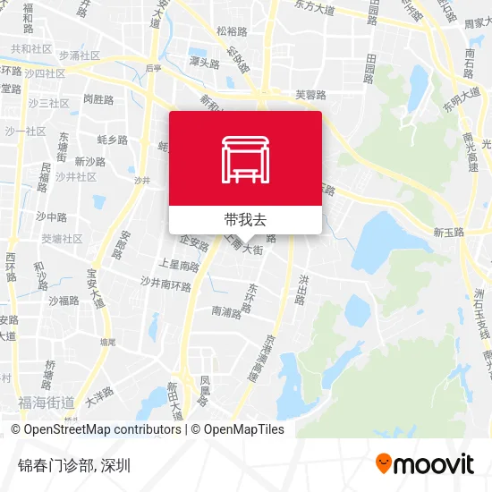 锦春门诊部地图