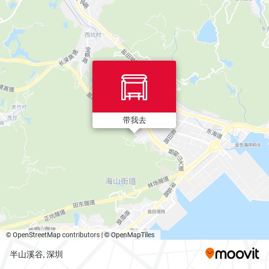 半山溪谷地图