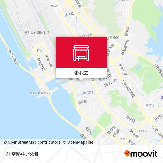 航空路中地图