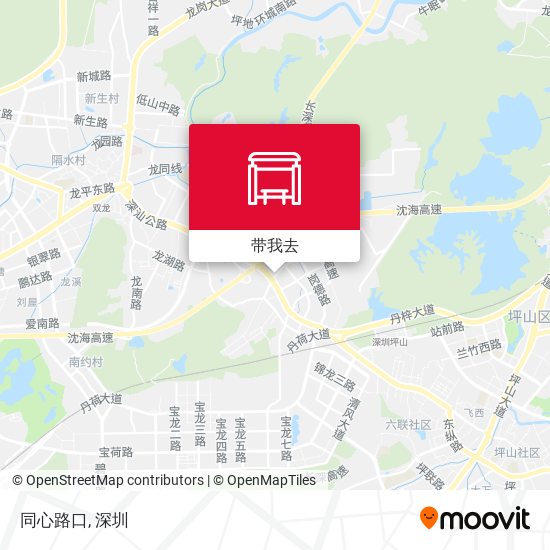 同心路口地图