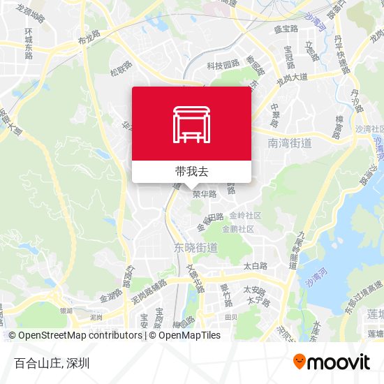 百合山庄地图