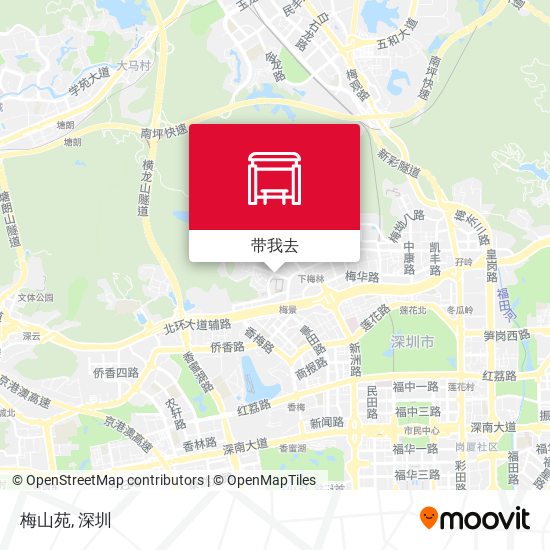 梅山苑地图