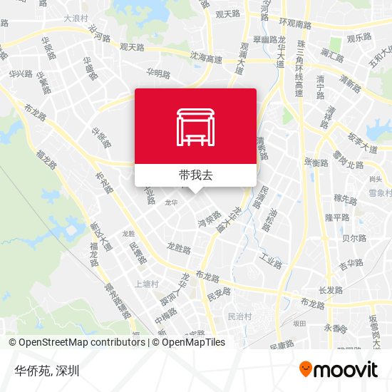 华侨苑地图