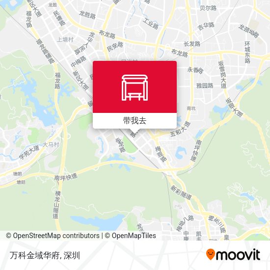 万科金域华府地图