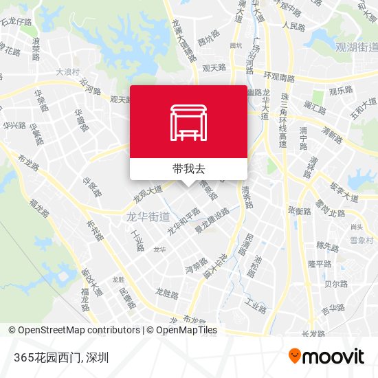 365花园西门地图