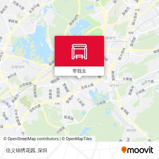 信义锦绣花园地图