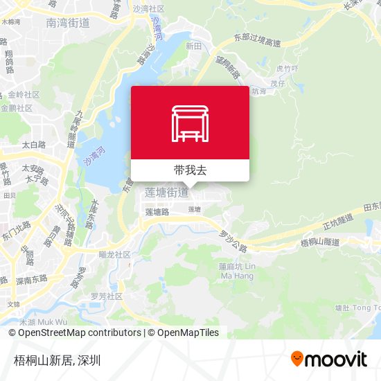 梧桐山新居地图
