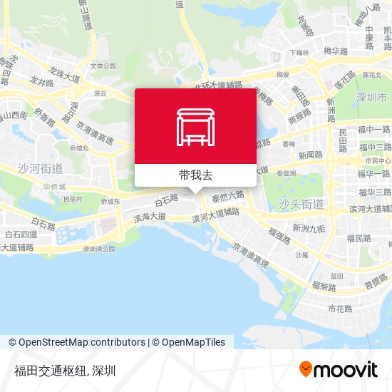 福田交通枢纽地图