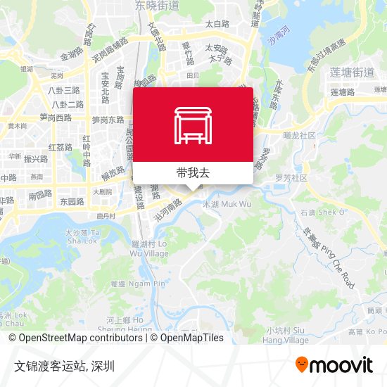 文锦渡客运站地图