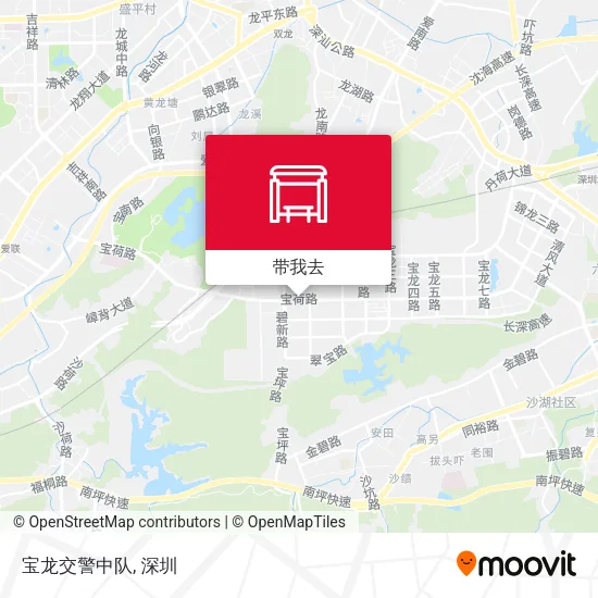 宝龙交警中队地图