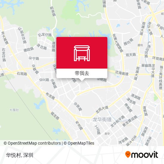 华悦村地图
