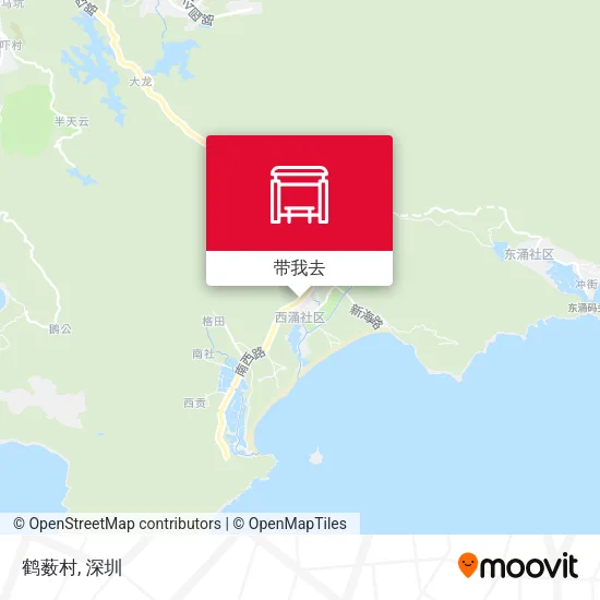 鹤薮村地图