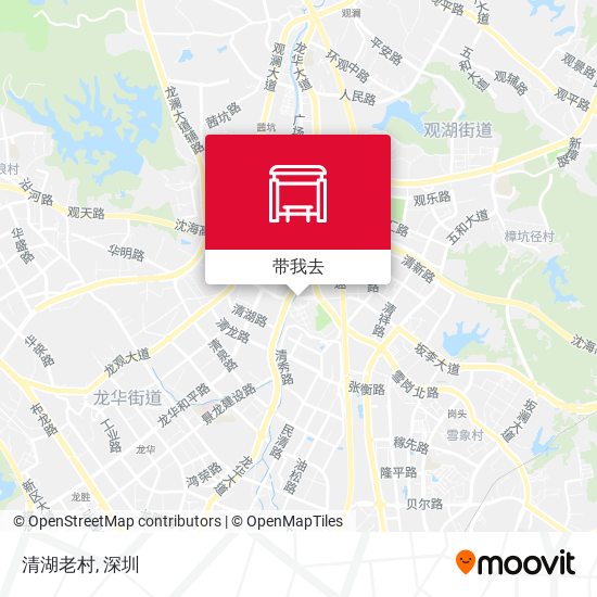 清湖老村地图