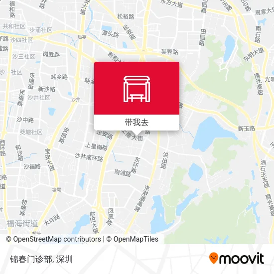 锦春门诊部地图