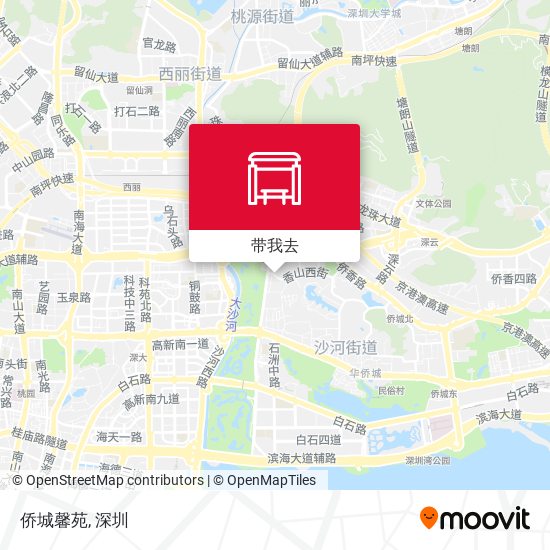 侨城馨苑地图