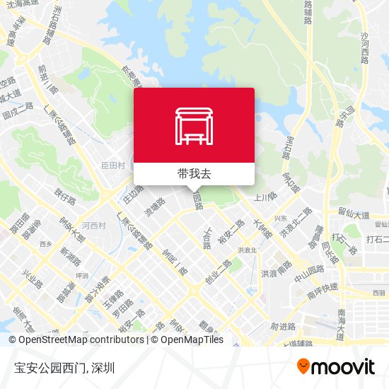 宝安公园西门地图