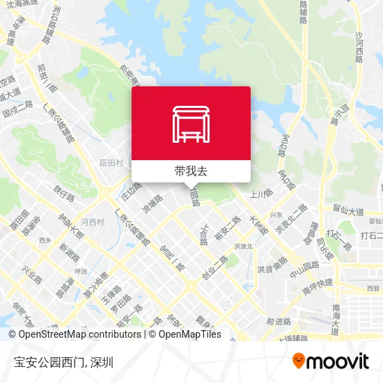 宝安公园西门地图