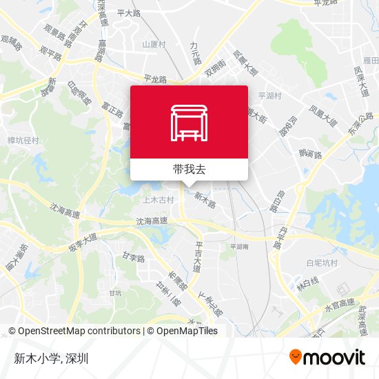 新木小学地图
