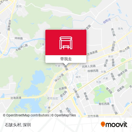 石陂头村地图