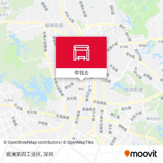 观澜第四工业区地图