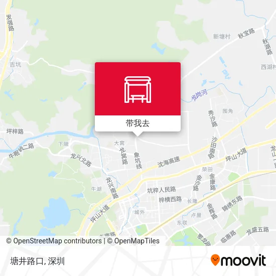 塘井路口地图