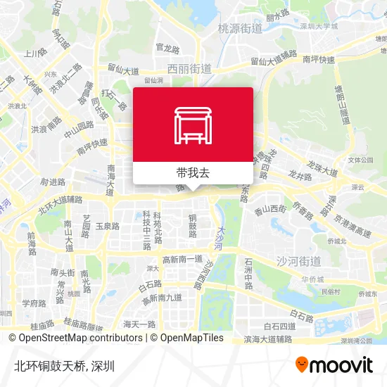 北环铜鼓天桥地图