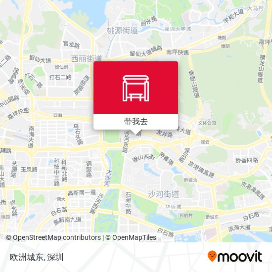 欧洲城东地图