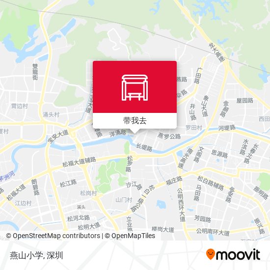 燕山小学地图