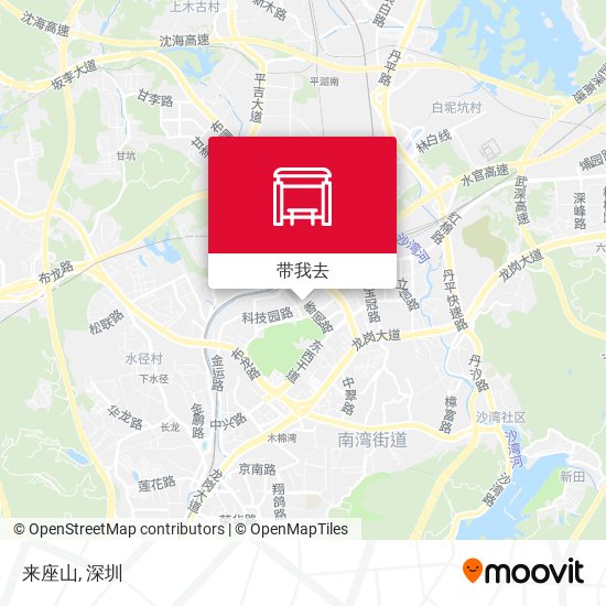 来座山地图
