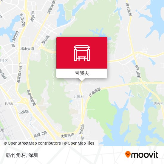 簕竹角村地图